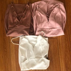 Bundle of THREE BNWT Blue Blush Bodycon Dresses